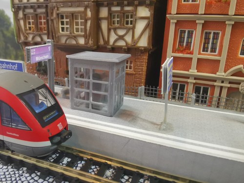 Bahnsteigaufzug spur 1 - , 1:87