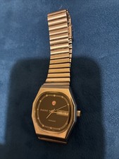 Rado Voyager Automatik Armbanduhr Silber mit Schwarzem Zifferblatt Day Date