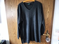 Pullover Feinstrick grau