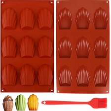 2 Stück Silikon Madeleine