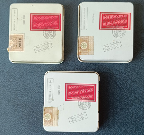 Dose mit deckel zigarillo - dose,