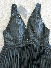 Abendkleid lang schwarz 38 - schwarz, gr.