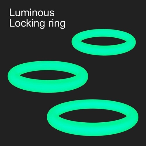 3er set silikon penisring - 3er,