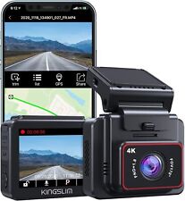Frontkamera für Autos GPS kingslim wifi 4K UHD (2560x1440) Nachtsicht 256 GB