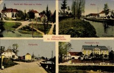 Ak Ulbersdorf Kreis Goldberg Schlesien, Pfarrhaus, Kirche,... - 10875537