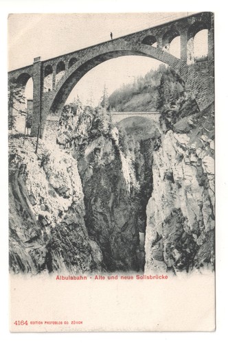 Albulabahn alte und neue - albulabahn,