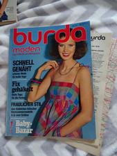 Burda Moden Juli 1978 Nähen , häkeln, Baby