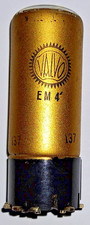 Röhre Elektronenröhre EM4 magisches Auge Valvo Röhrenradio