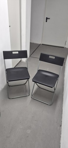 Klappstühle schwarz - 2,
