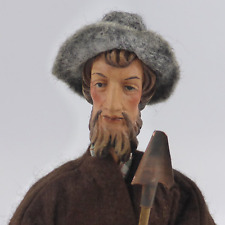 Krippenfigur Holz bekleidet 24