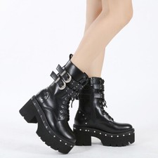 Damen Stiefeletten Schnalle