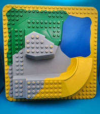 LEGO Duplo 2295 Original Bauplatte Grundplatte 3D Zoo Safari Wasser 38×38cm gut