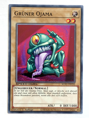 Grüner ojama - -,