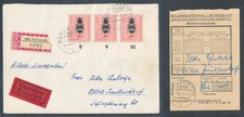 DDR. Me.F. Mi.-Nr. 1416 auf R.-Eilbote-Fernbrief mit Ak.-St.