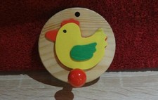 Selecta Holzspielzeug Kleiderhaken für Garderobe Motiv Ente