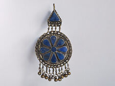 orient afghan Lapis lazuli Kett Anhänger tribal nomadic pendant necklace No:C