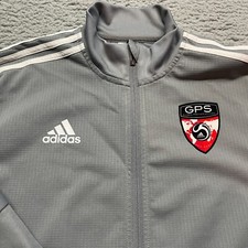 Adidas GPS Gray Full Zip Mock
