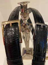 Krokodilleder Gürtel 3.5 cm