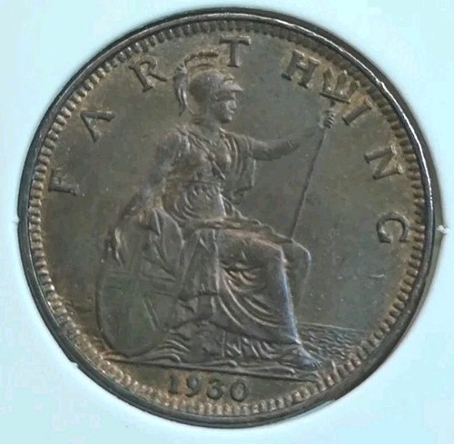 Farthing 1930 george v - george,