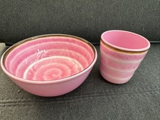 Rice Melamin Becher pink MELCU-SWII Und Schüssel Rosa