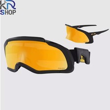 Oakley Flex Scape Schwarz / Prizm 24K Iridium Sonnenbrille Sport-Brille NEU