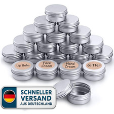Aluminium Cremedose 20ml | Schraubverschluss | Etikett