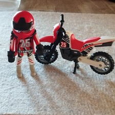 Playmobil Set Figur mit Motorrad