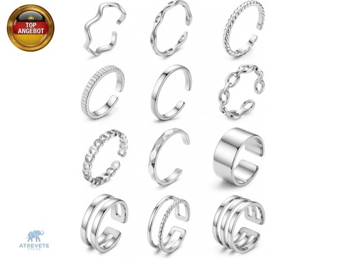 Jewebella stück ringe - jewebella, gold