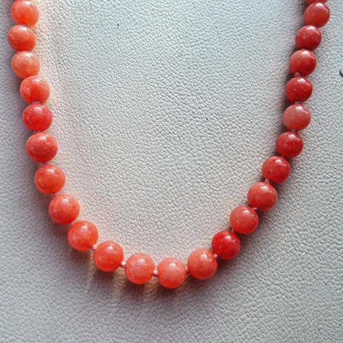 Rhodochrosit kette 8 - rhodochrosit,