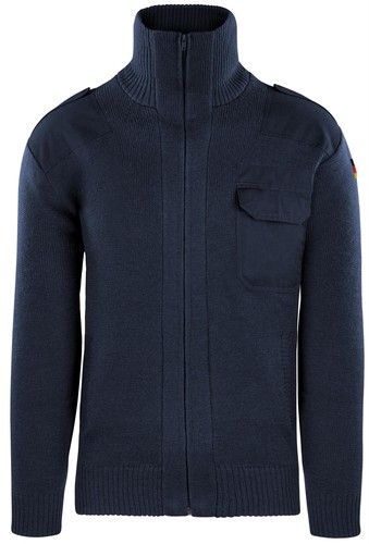 Bundeswehr strickjacke aus - bundeswehr,