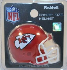 KANSAS CITY CHIEFS NFL RIDDELL REVOLUTION MINI POCKET PRO HELM RARE