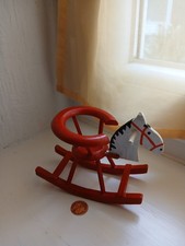 Schaukelpferd Puppenstube Kaufladenzubehör