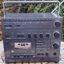 UHER mini-port Boombox Ghettoblaster Stereoanlage Vintage Rarität Sammlerstück