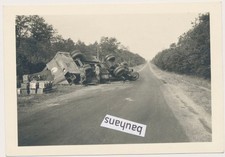 Foto Wehrmacht LKW umgestürzt