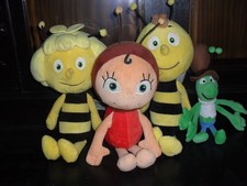 4x Biene Maja Kuscheltier