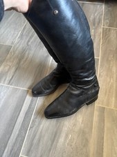Sergio Grasso Reitstiefel schwarzes leder mit Vibram Sohle 