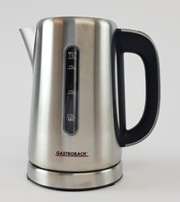 Wasserkocher Edelstahl Heißwasserkocher Gastroback 42441 eds/sw, Neu