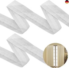 Gardinen Kräuselband, 30M x 2.5CM Vorhang Kräuselband Gardinen Polyester F
