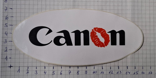 Aufkleber canon 80er 90er - aufkleber, "canon",
