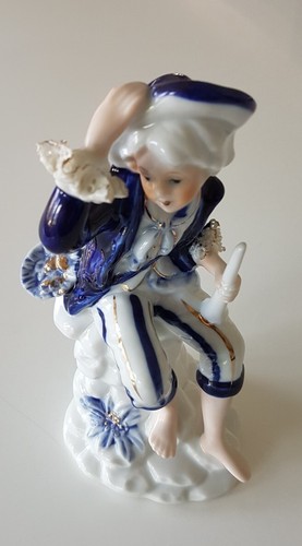 Porzellanfigur rokoko musiker - rokoko,