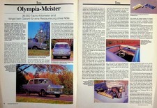 Oldtimer Praxis 1070) Opel Olympia P2 Restaurierung - ein interessanter Bericht