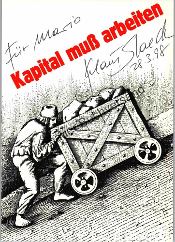 Original autogramm klaus - autogramm,