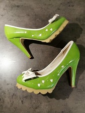 Sexy Rockabilly Pumps DOLLY DO 38 Grün Retro Vintage 50s 60s