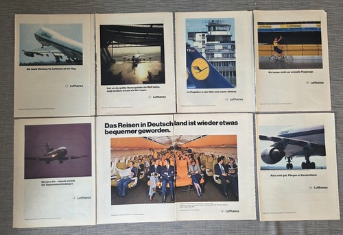 Lufthansa werbebilder 70er - lufthansa,