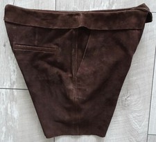 MARC O'POLO Pure Damen Ledershort Leather Short Wildleder Braun Gr.40 NEU 