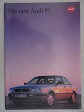 Audi 80 Brochure 1991: Quattro