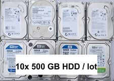 10x HDD 500 GB Gebraucht