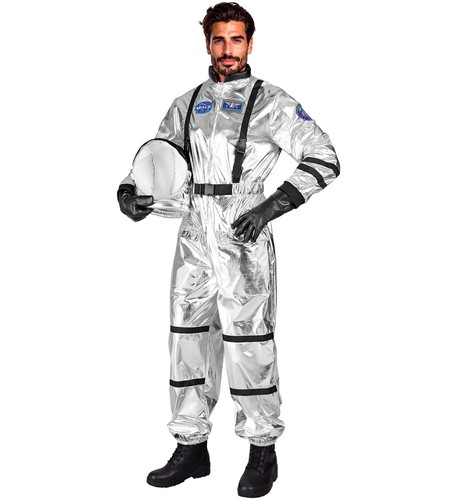 Silberner astronaut männer - silberner,