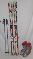 ELAN " RACE PRO " SKI JUNIOR ALLROUND CARVER 130 CM + SKISCHUHE GR.: 38 IM SET