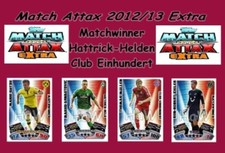 Topps Match Attax  EXTRA 2012/13 - Matchwinner - Hattrick-Held - Club Einhundert